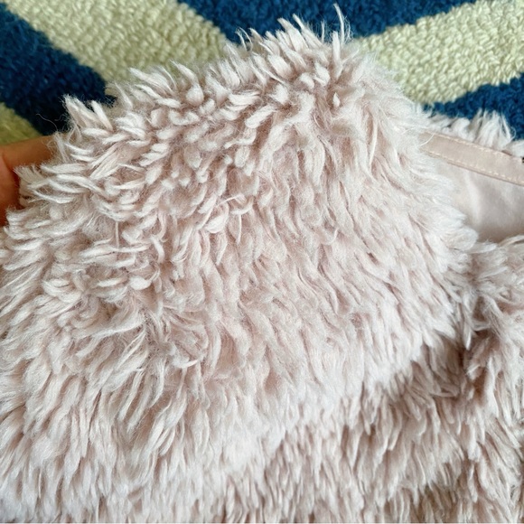 ❄️ CONTEMPORARY BLUSH FAUX FUR TEDDY JACKET! - Picture 10 of 14